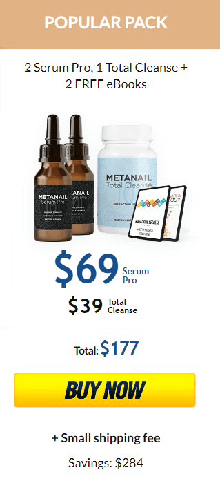 metanail two bottles price 